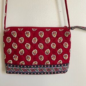 Vintage Vera Bradley Small Cotton Red Patterned Women's Bag